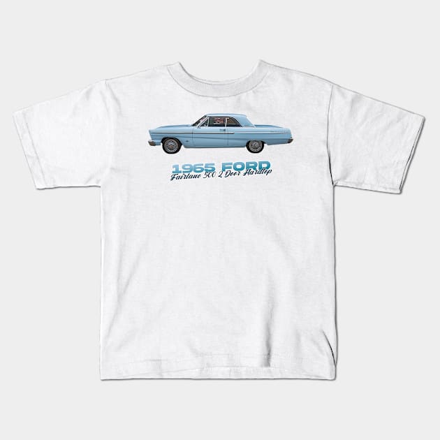 1965 Ford Fairlane 500 2 Door Hardtop Kids T-Shirt by Gestalt Imagery